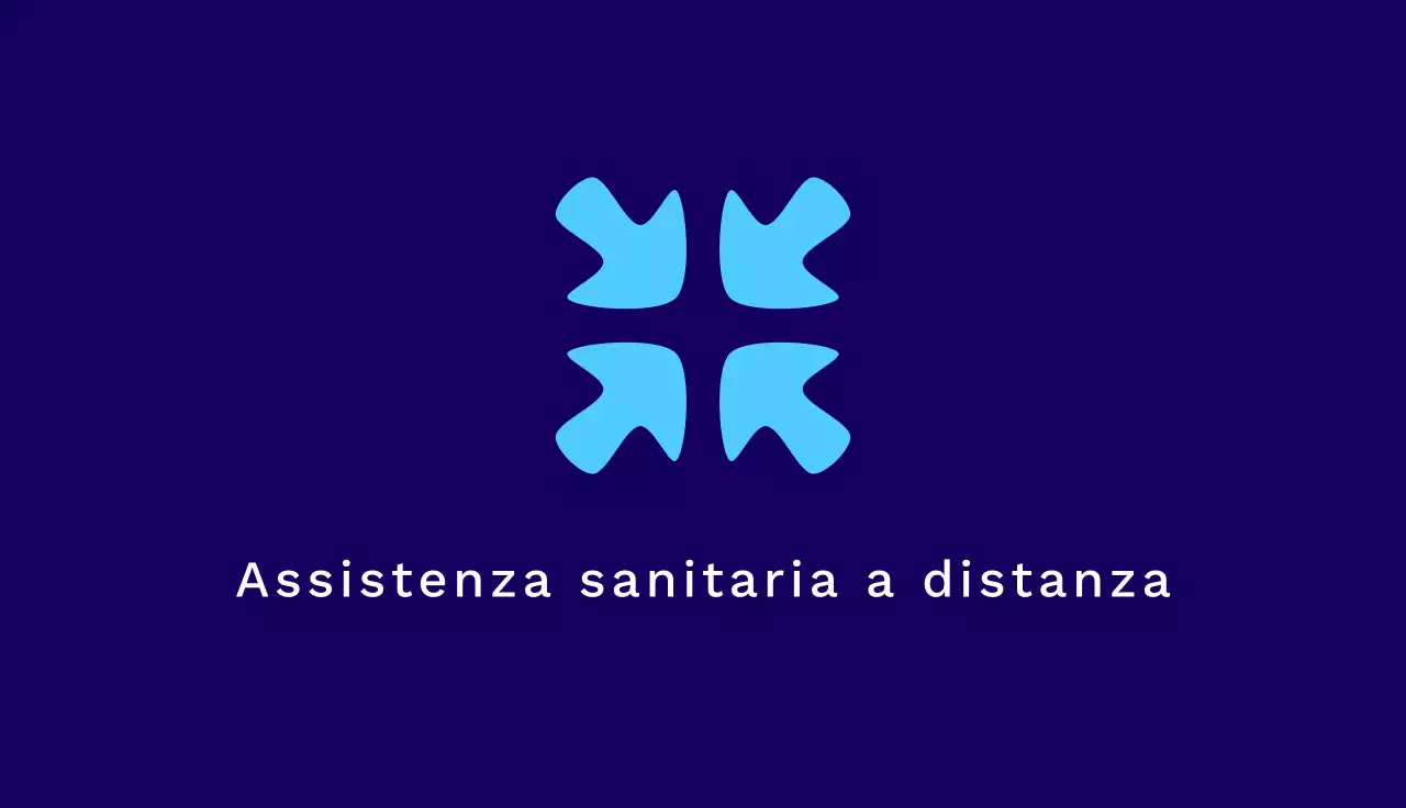 biglietto da visita blu moderno per la telemedicina