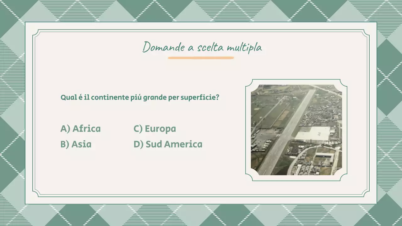 Presentazione del quiz scolastico Preppy Cute Green