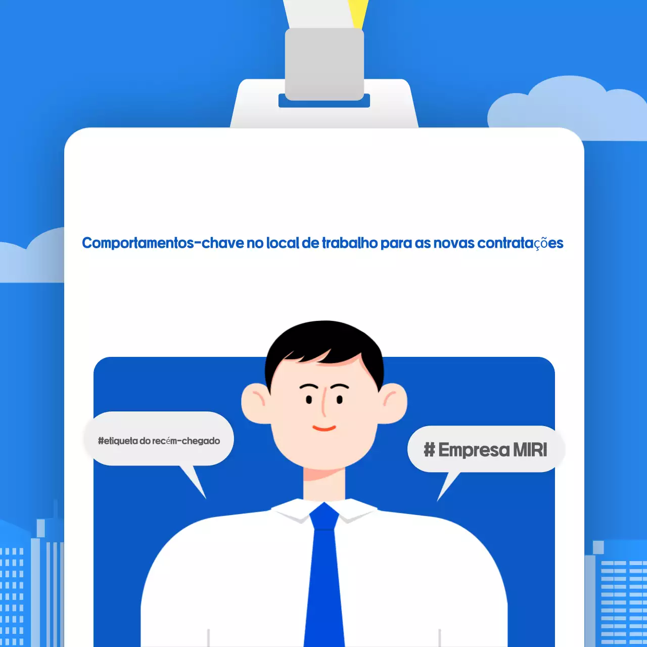 Recursos de formação Blue Modern Workplace Manners