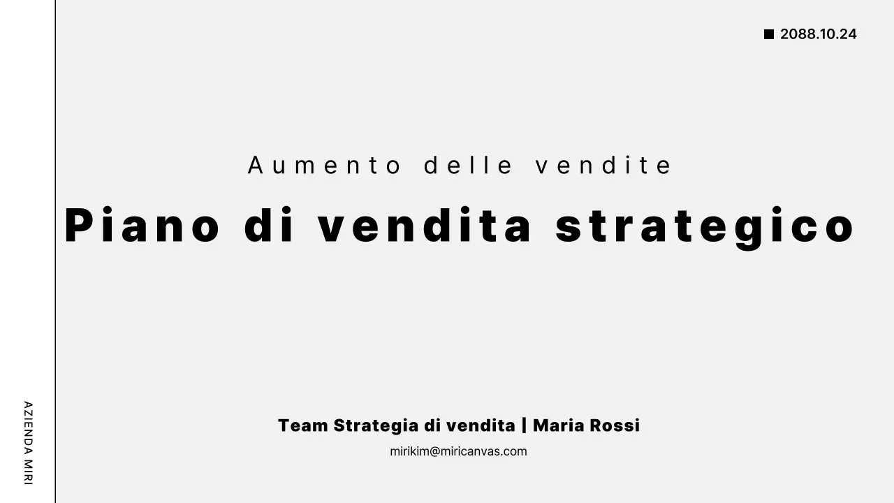 Piano aziendale moderno grigio