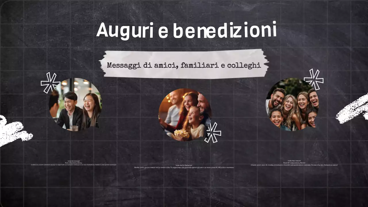 nero Presentazione compleanno di tendenza