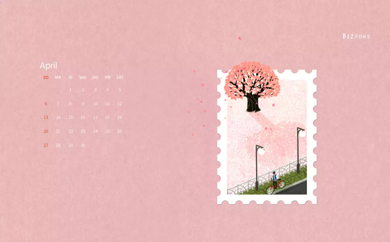 Nieuwjaarskalender met een warme geïllustreerde uitstraling