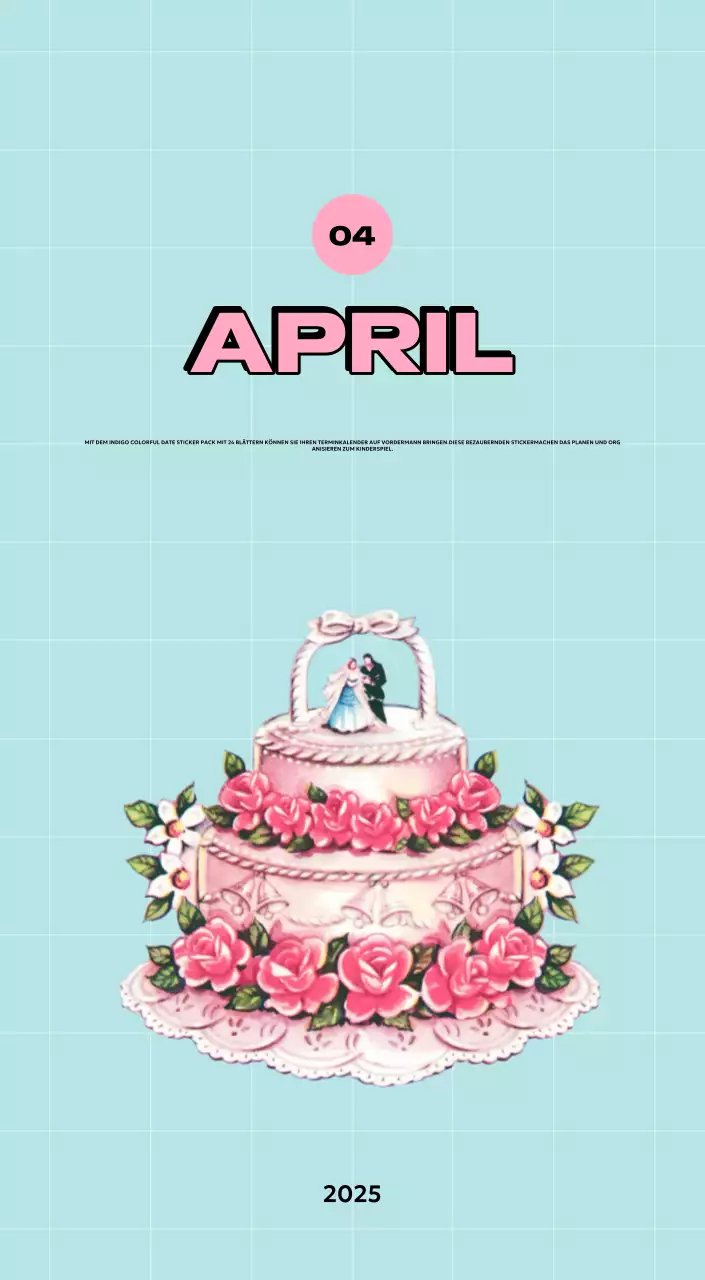 Bunte Kalender mit einer Vielzahl von Retro-Illustrationen