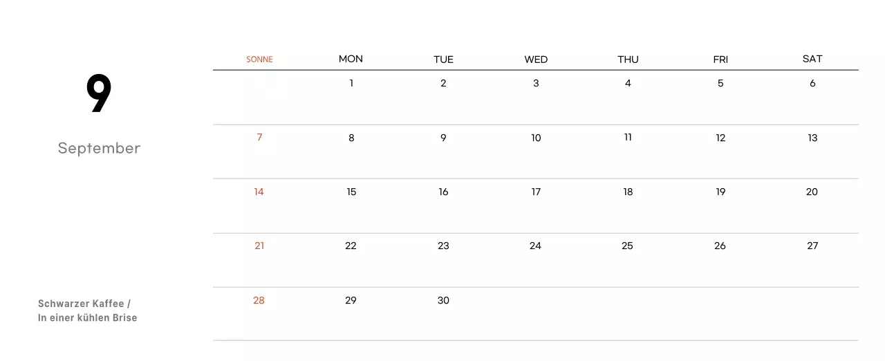 Ein weiß-braunes sentimentales Café