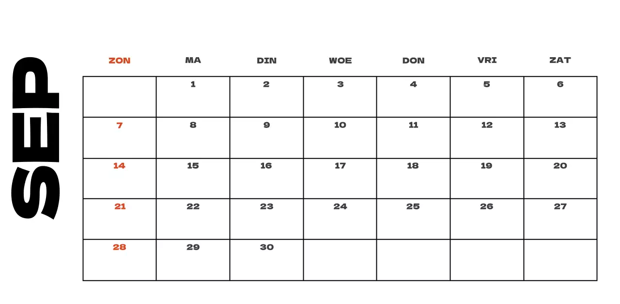 Hemels schone kalender