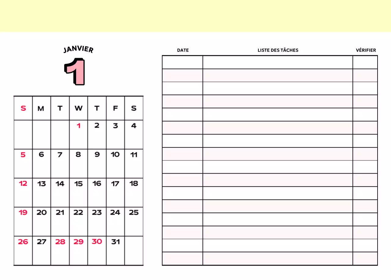 Calendriers colorés avec une variété d'illustrations rétro