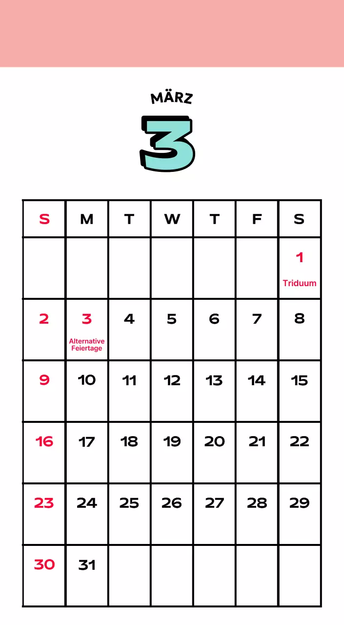 Bunte Kalender mit einer Vielzahl von Retro-Illustrationen