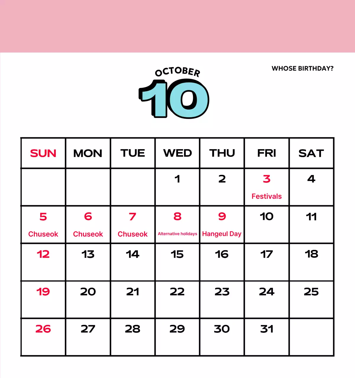 Colorful calendars with a variety of retro illustrations