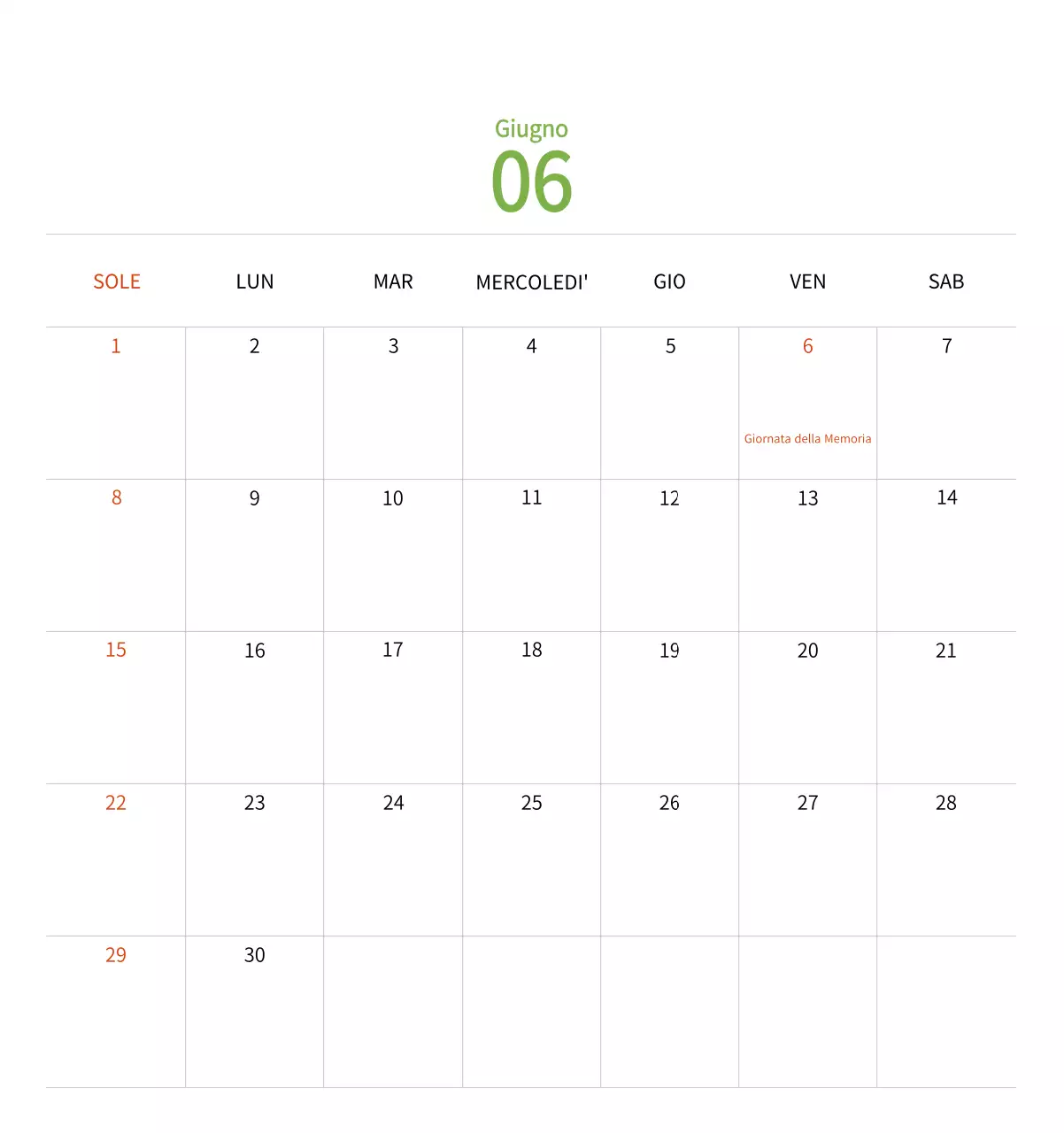 Calendario di Capodanno con una calda illustrazione