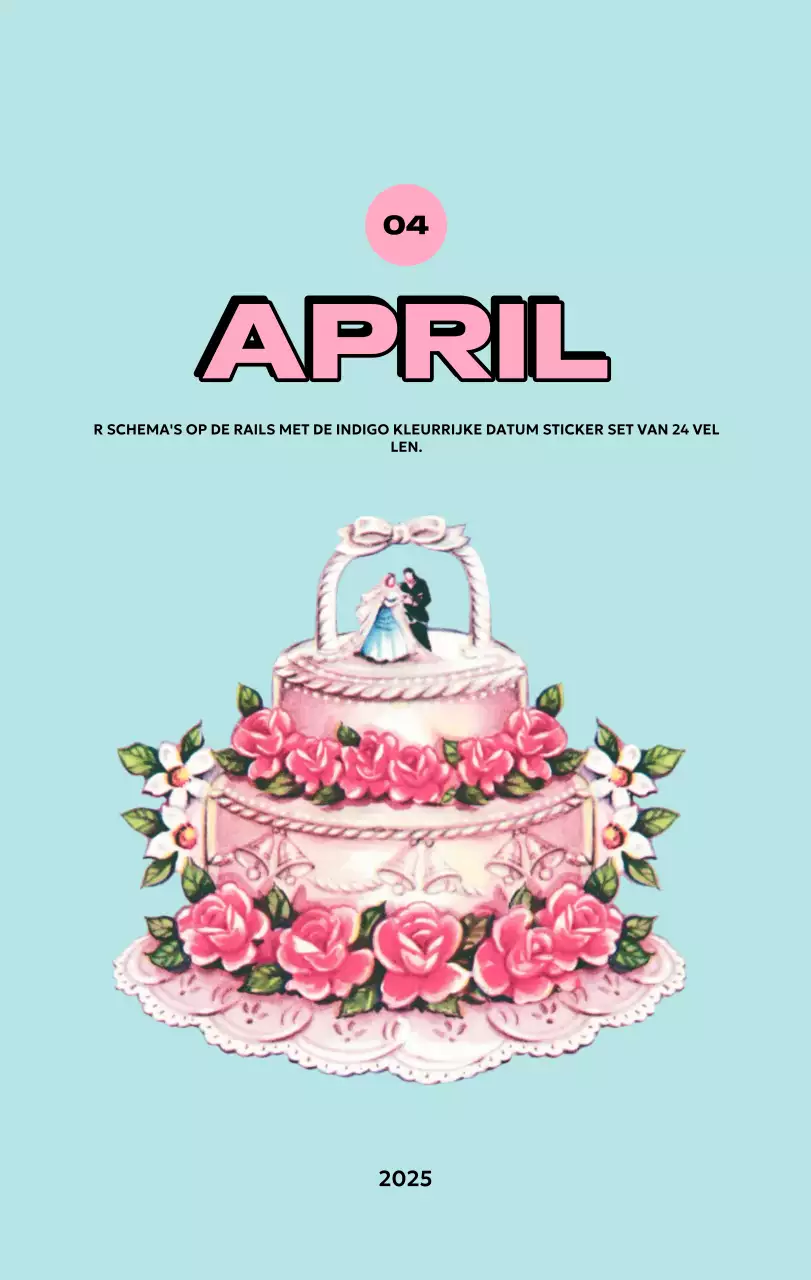 Kleurrijke kalenders met verschillende retro-illustraties