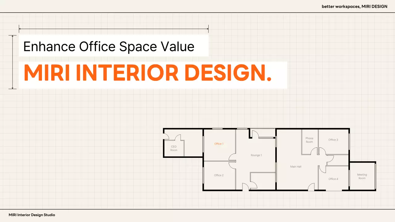 Trình bày văn phòng hiện đại màu cam