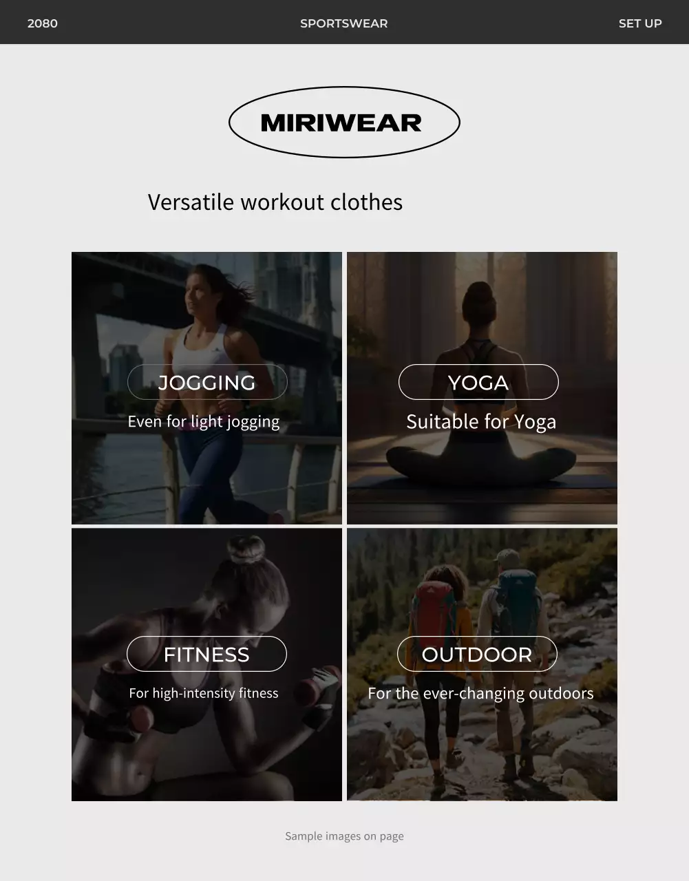 Yellow Modern Sportswear Promotion Poster