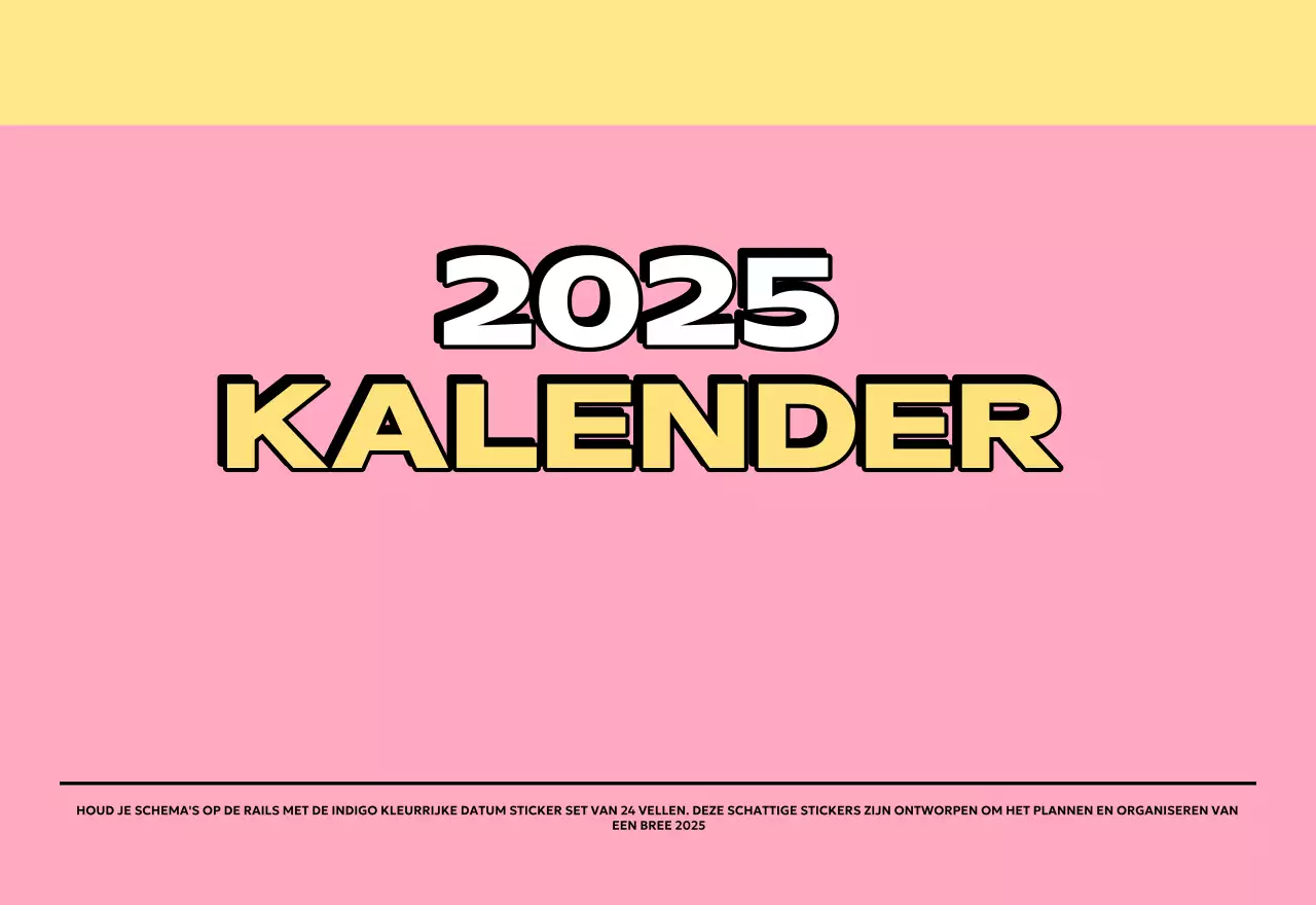 Kleurrijke kalenders met verschillende retro-illustraties