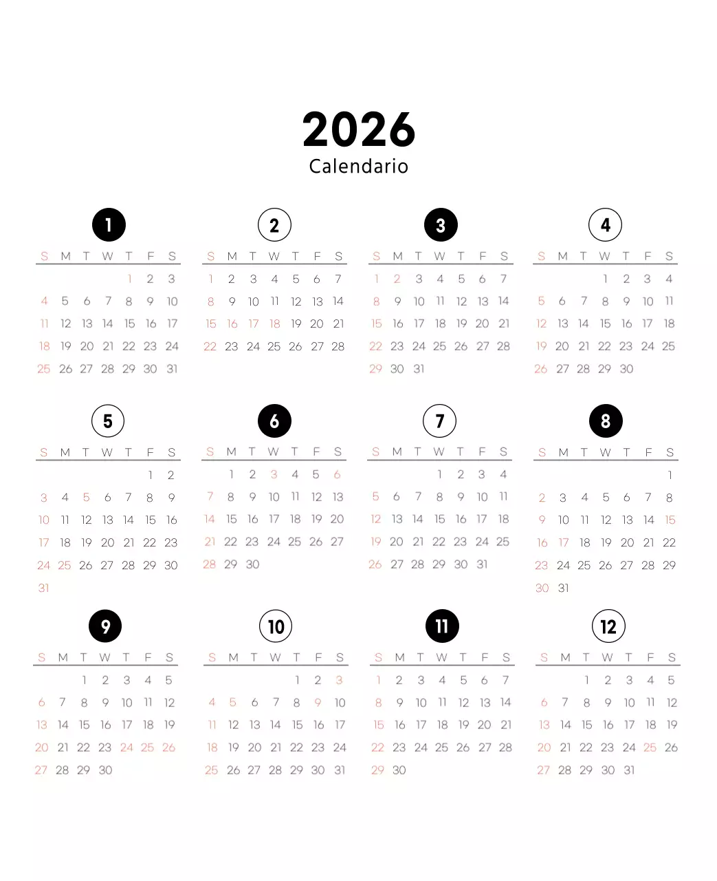 Semplice calendario da tavolo con foto di caffè per bar nei toni del bianco