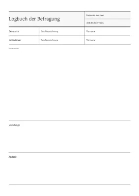 Einfach, weiß, Interviewbericht