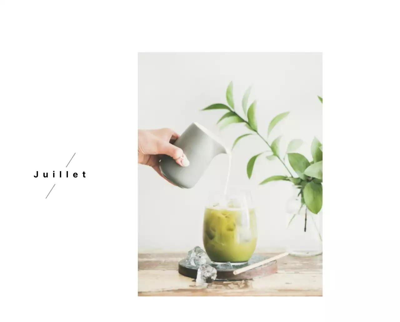 Un café sentimental blanc et brun