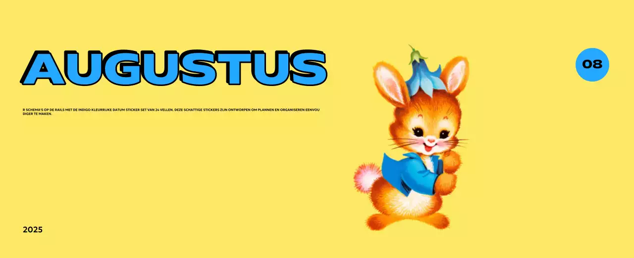 Kleurrijke kalenders met verschillende retro-illustraties