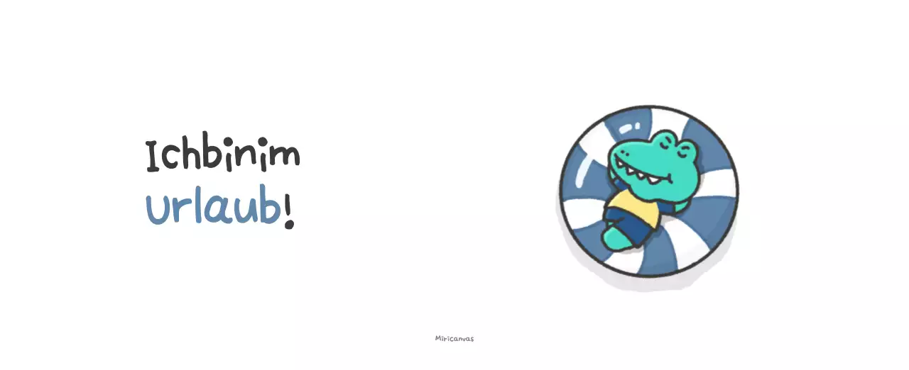 Ein Kalender mit einem niedlichen Ago-Illustrationskonzept