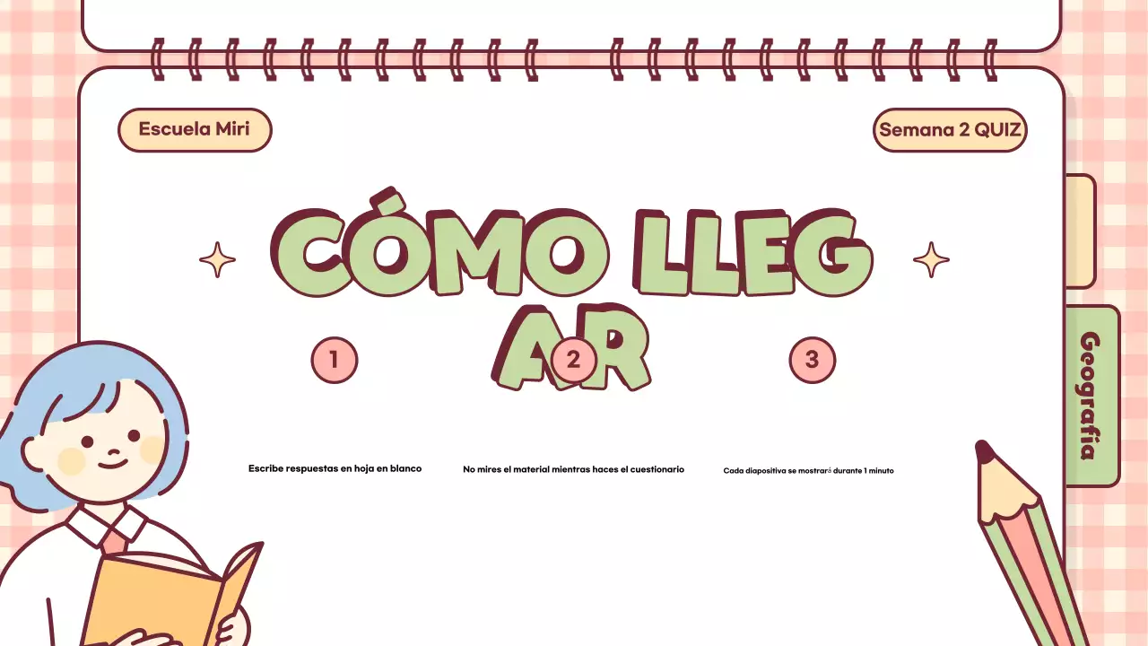 Pink Playful Quiz Time Presentación en clase