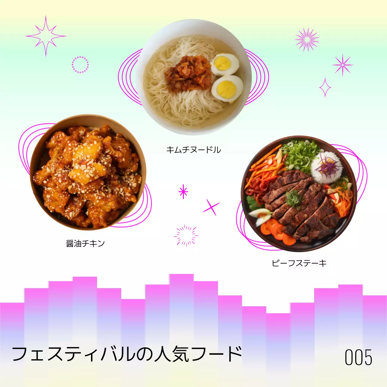 カラフル モダン ガイド 企画書 Instagram カルーセル