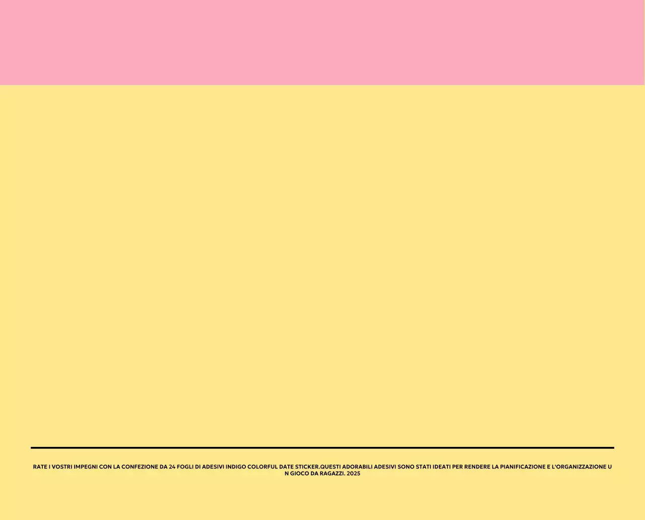 Calendari colorati con una varietà di illustrazioni retrò