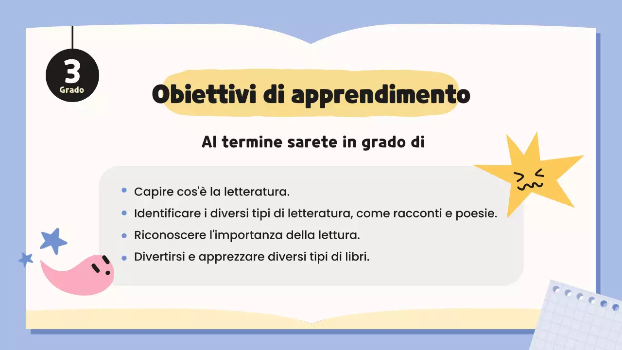 classe blu di letteratura stravagante