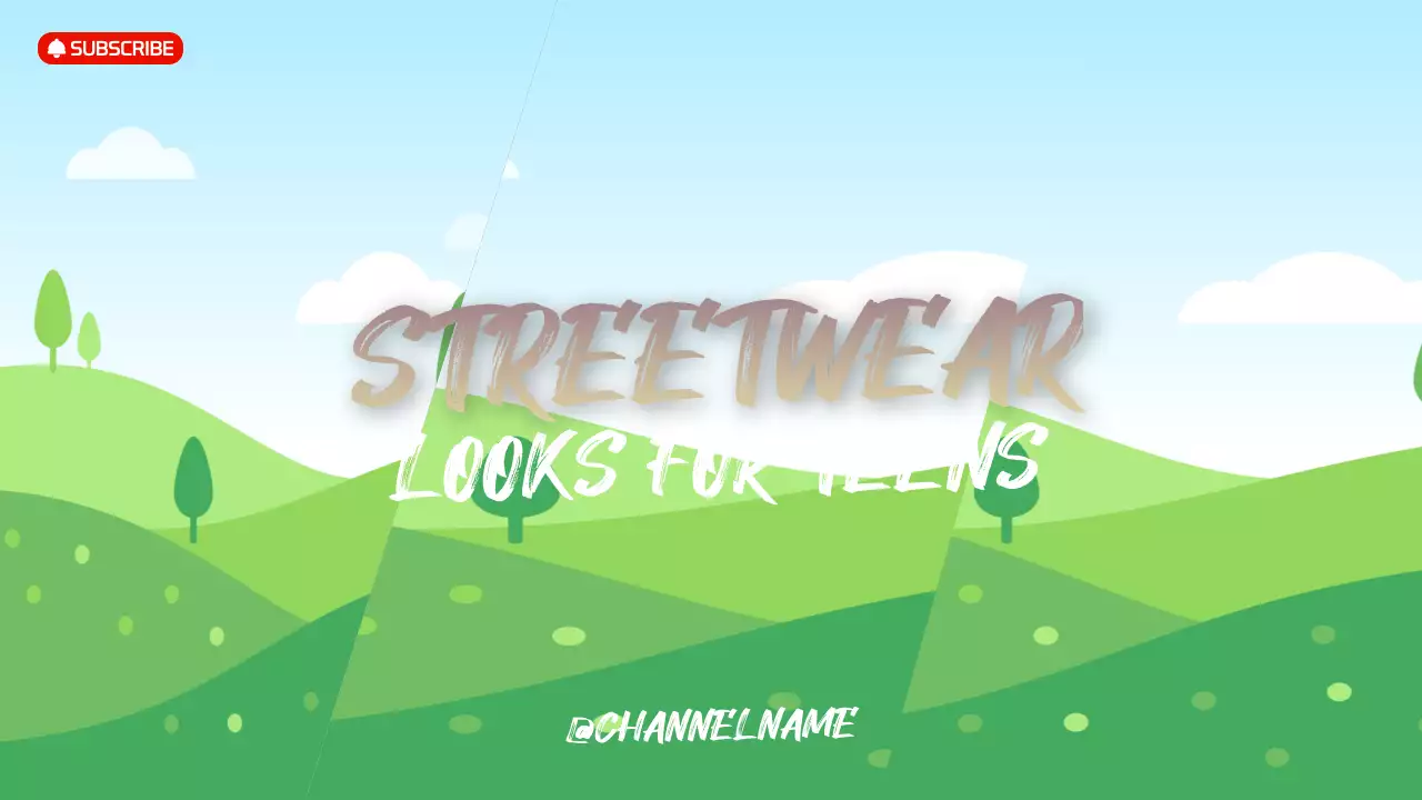 Black Urban Fashion Promotion YouTube Thumbnail