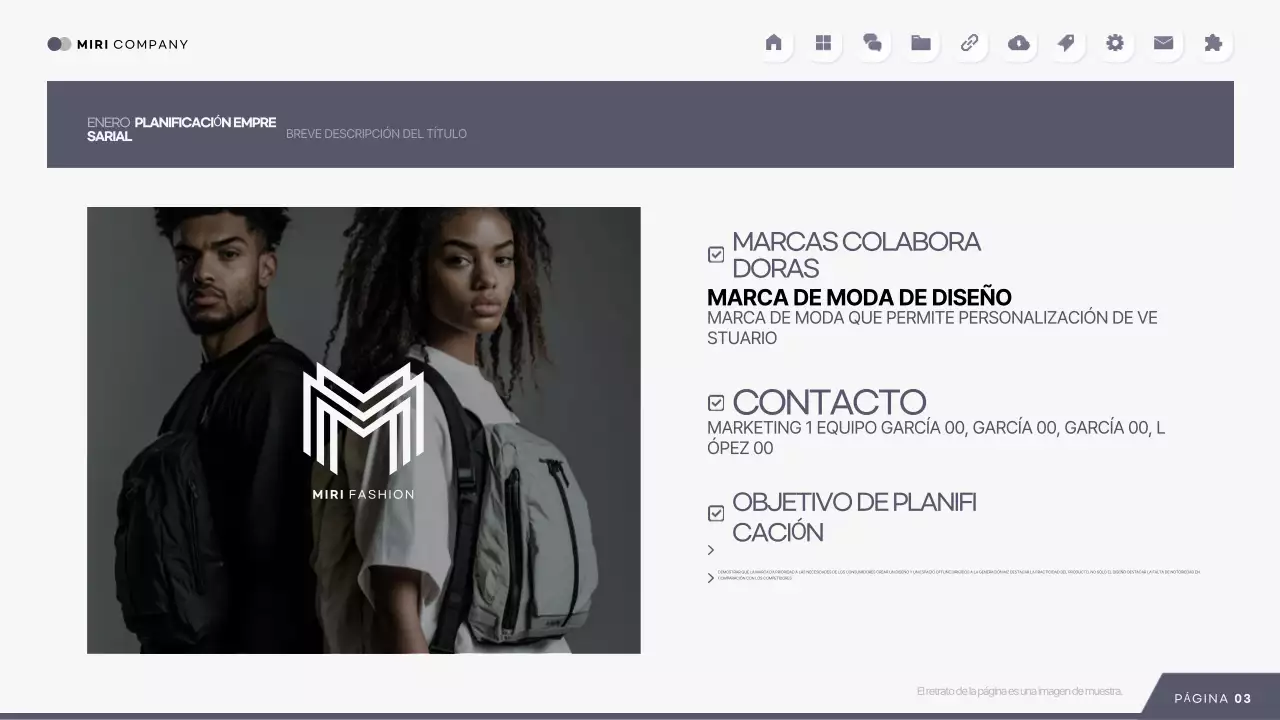 Análisis de informes modernos grises