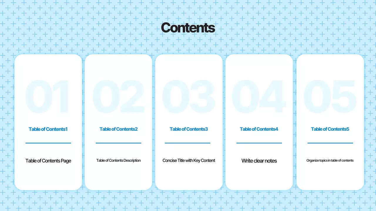 Blue Modern Template Presentation