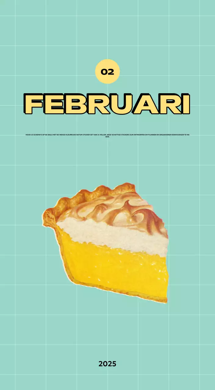 Kleurrijke kalenders met verschillende retro-illustraties