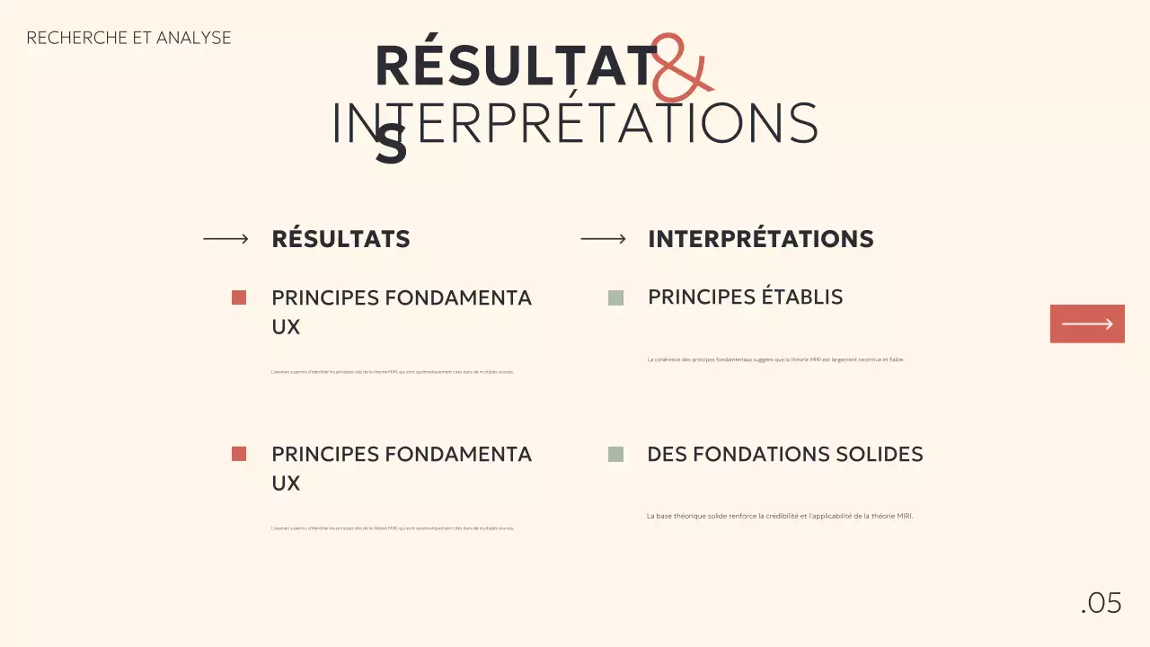Présentation de projet moderne beige