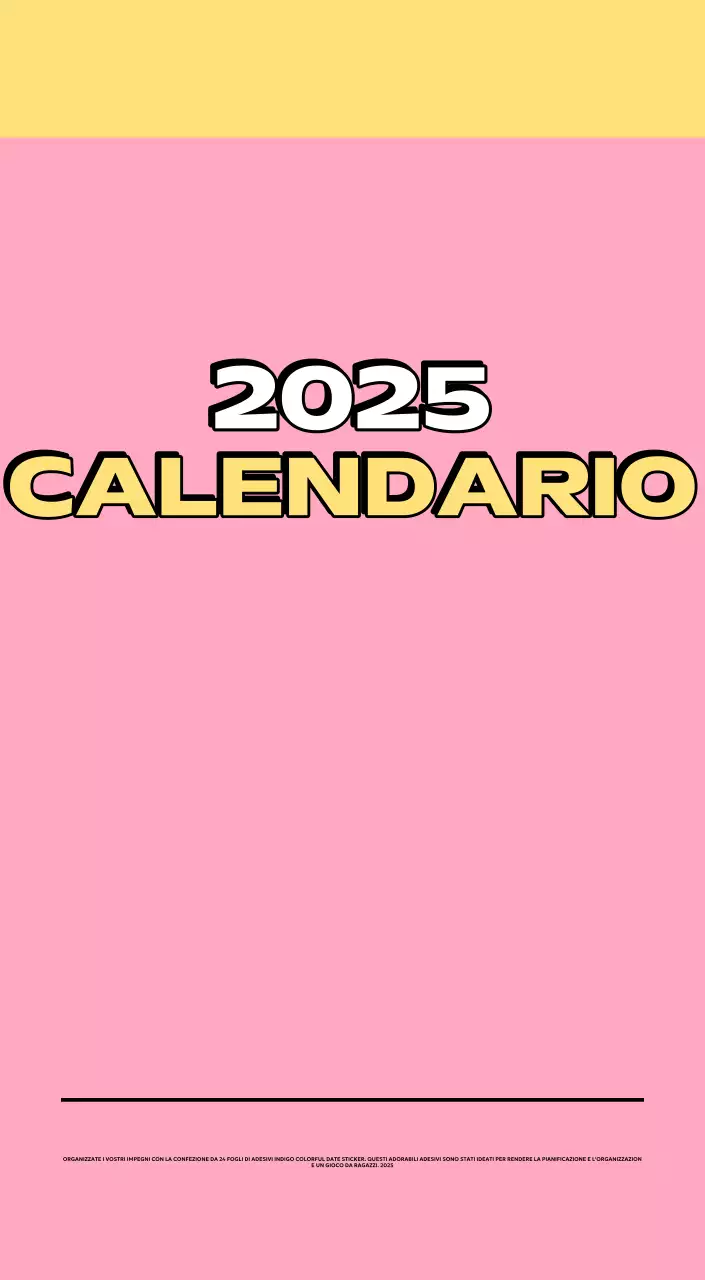 Calendari colorati con una varietà di illustrazioni retrò