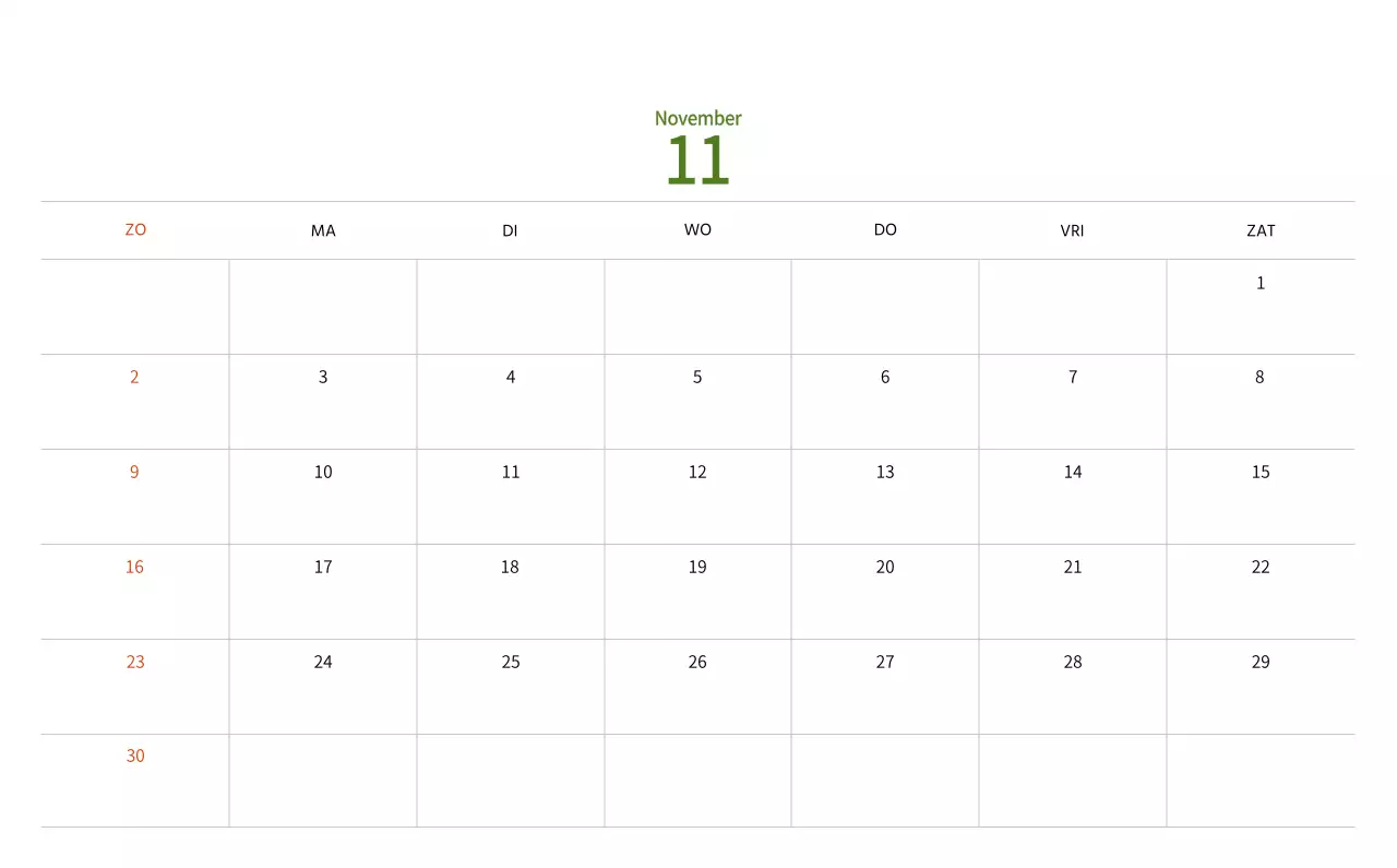 Nieuwjaarskalender met een warme geïllustreerde uitstraling