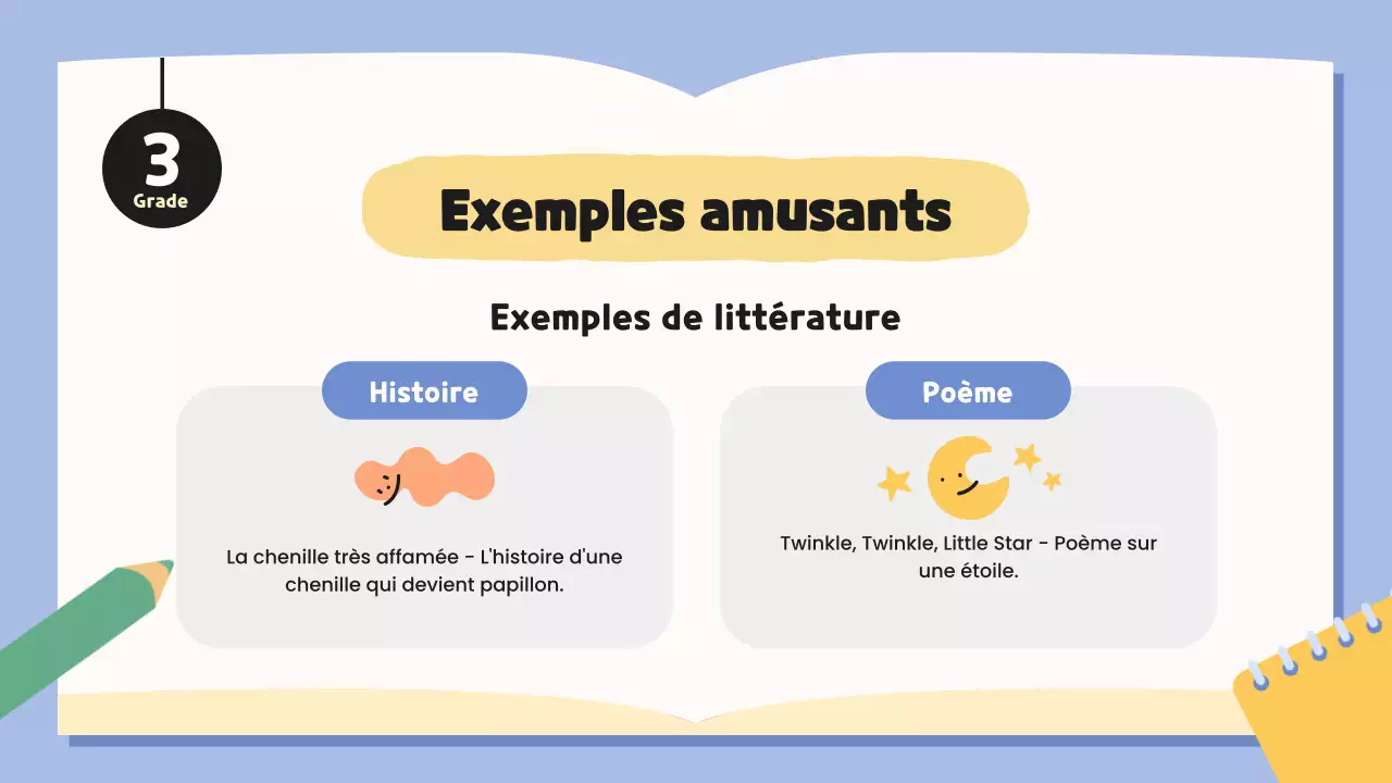 cours de littérature fantaisiste bleue