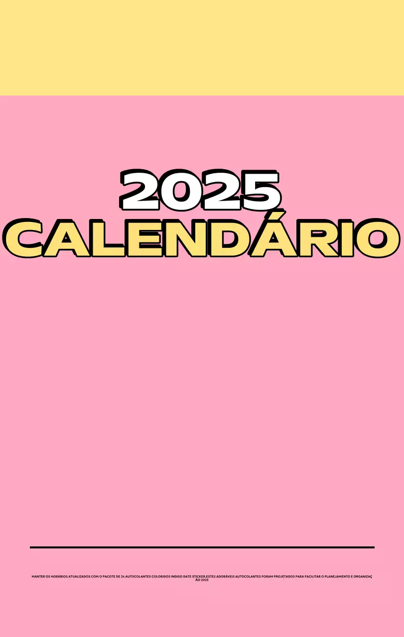 Calendários coloridos com uma variedade de ilustrações retro