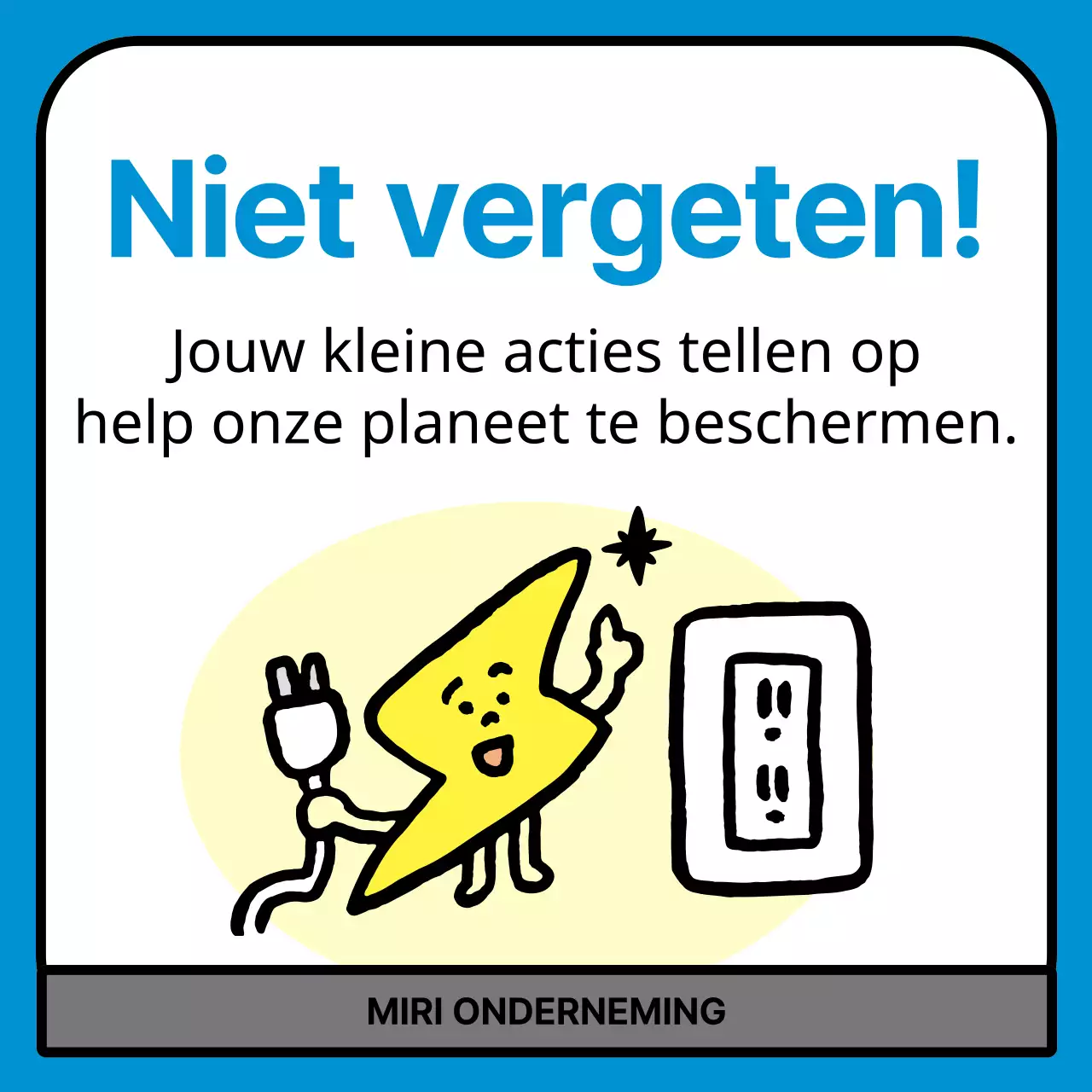 Blue Simple-campagne voor energiebesparing