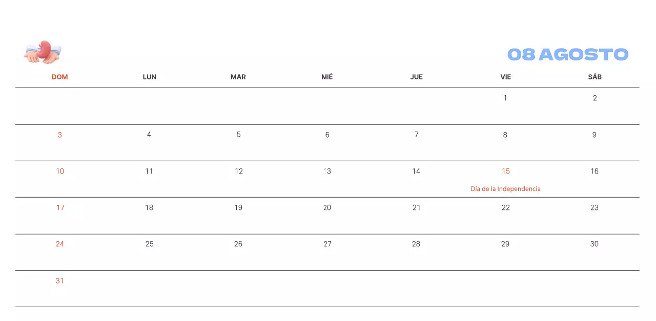 Un hospital festivo con ilustraciones de temática sanitaria y familiar y acentos de color