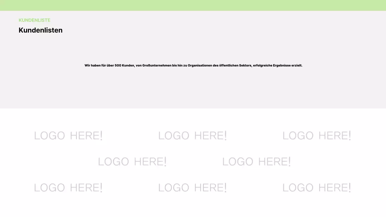 Jährliche Anzeige für modernes Filmemachen