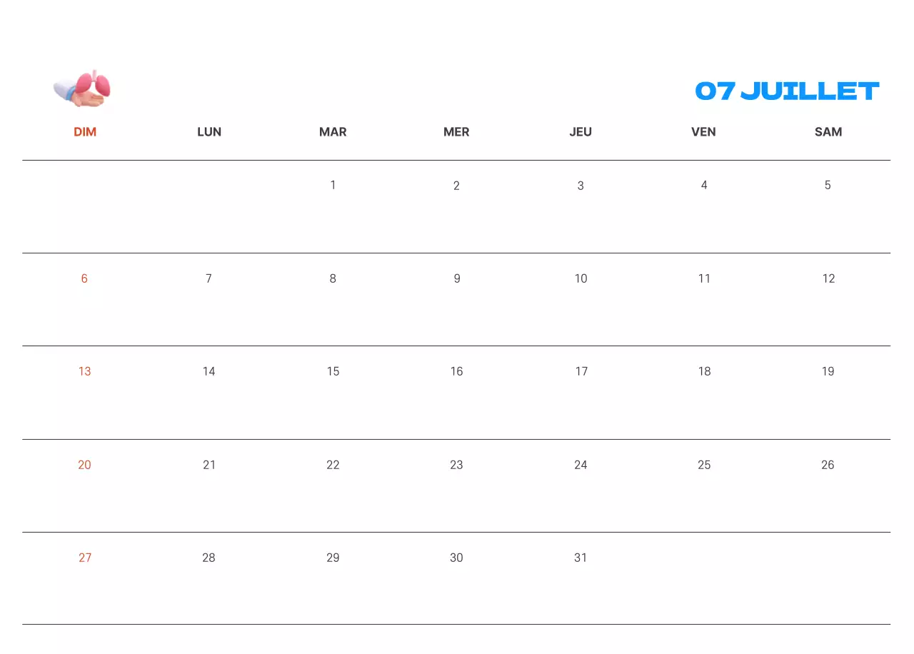 Un hôpital festif avec des illustrations sur le thème de la santé et de la famille et des accents colorés.