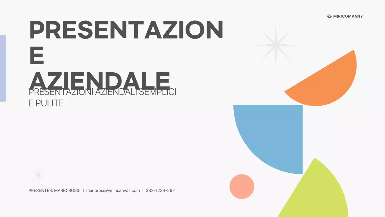 Un business plan bianco e pulito