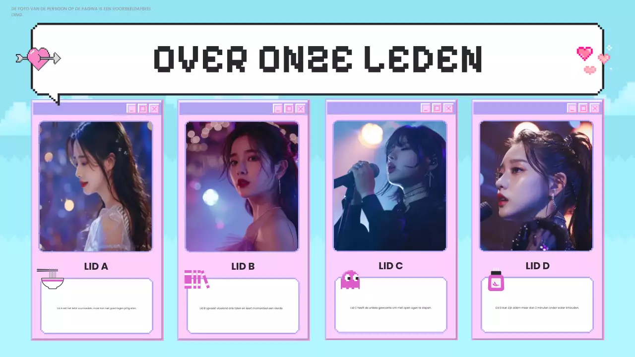 roze retro bedel promotie