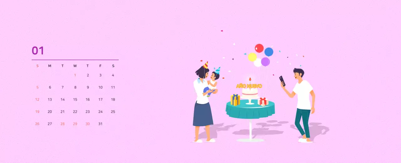 Concepto de ilustración familiar multicolor