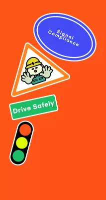 Orange Basic Traffic Safety Guidance