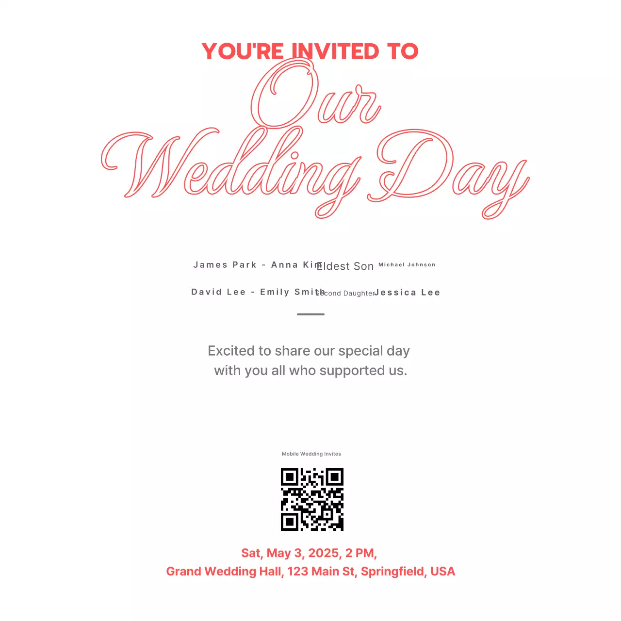 Convite de casamento vintage americano azul