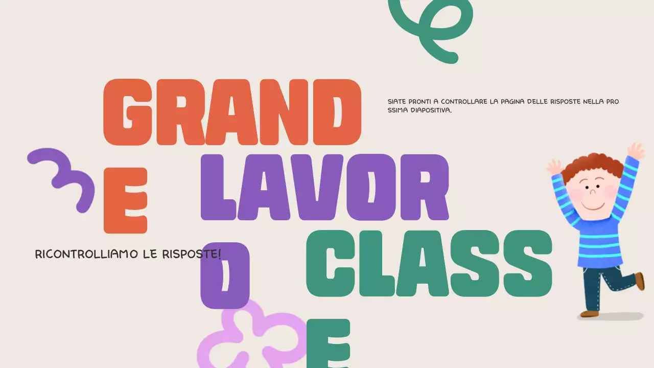 Annuncio di quiz divertenti e colorati