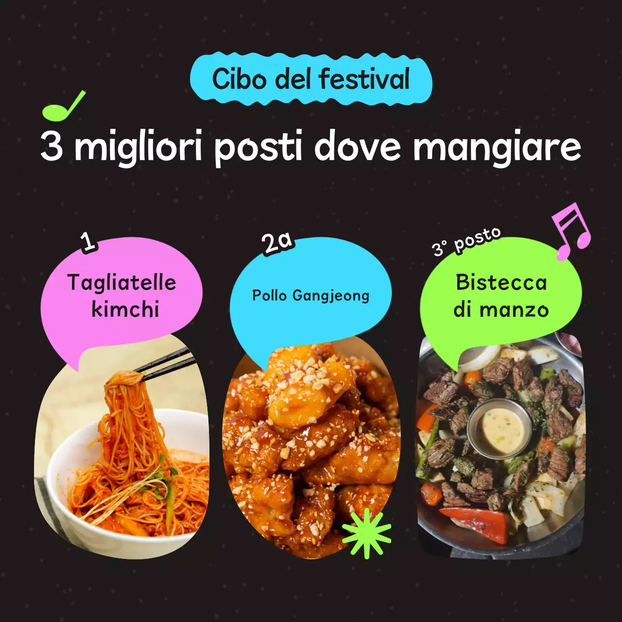 Una guida ai festival con un tocco di nero