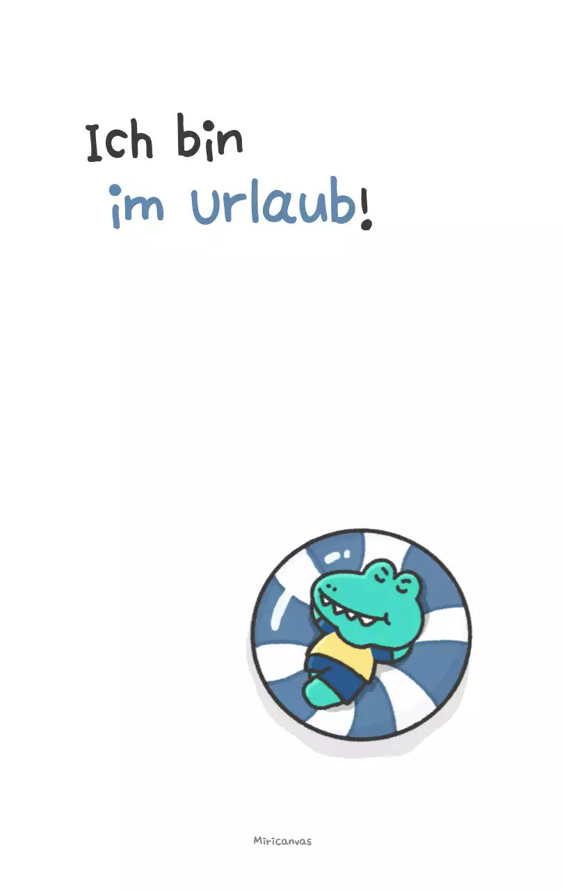 Ein Kalender mit einem niedlichen Ago-Illustrationskonzept