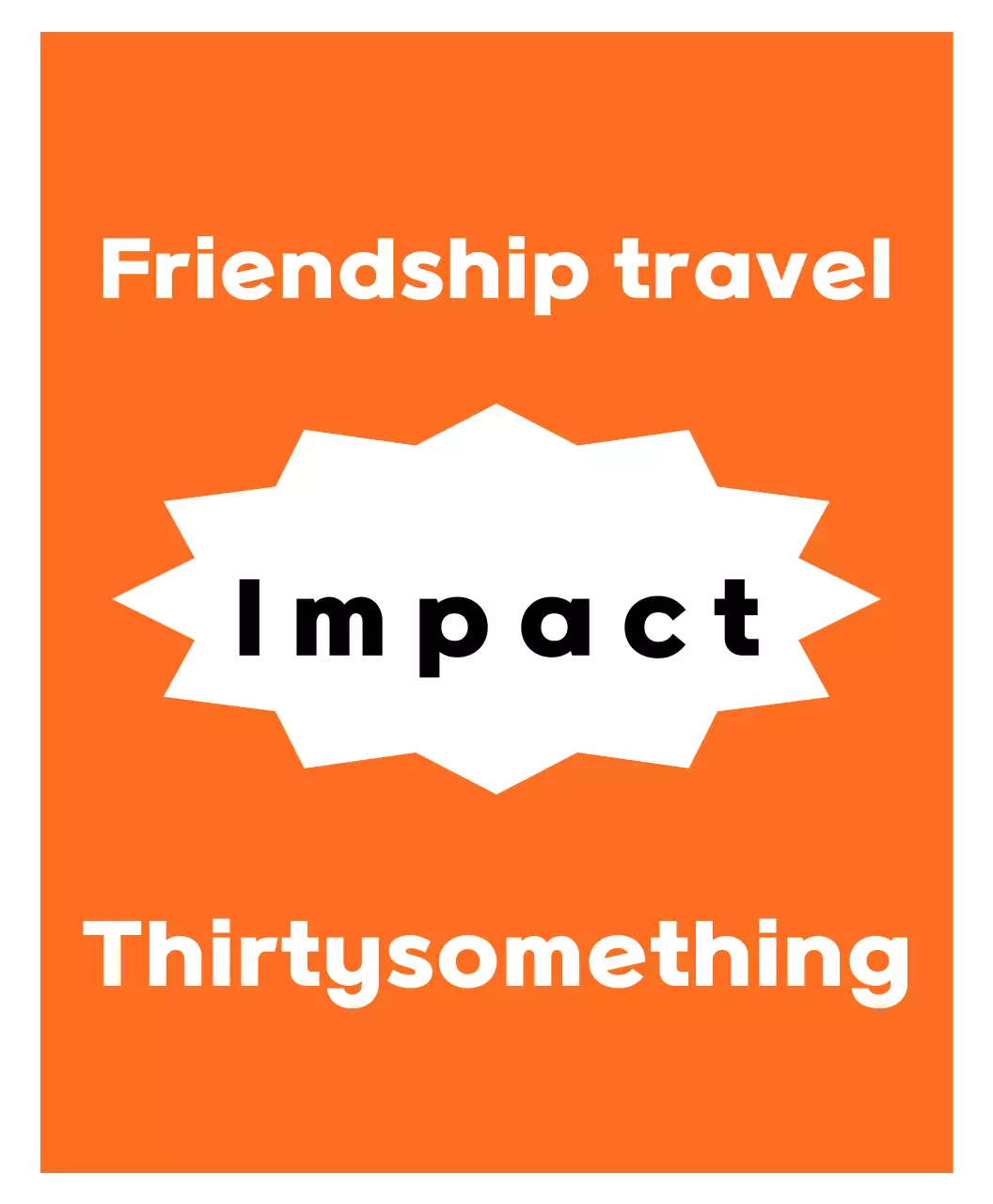 Kaos persahabatan stiker Chirashi yang nakal