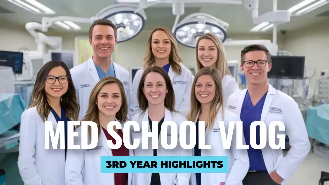 White Professional Med Vlog General Use YouTube Thumbnail