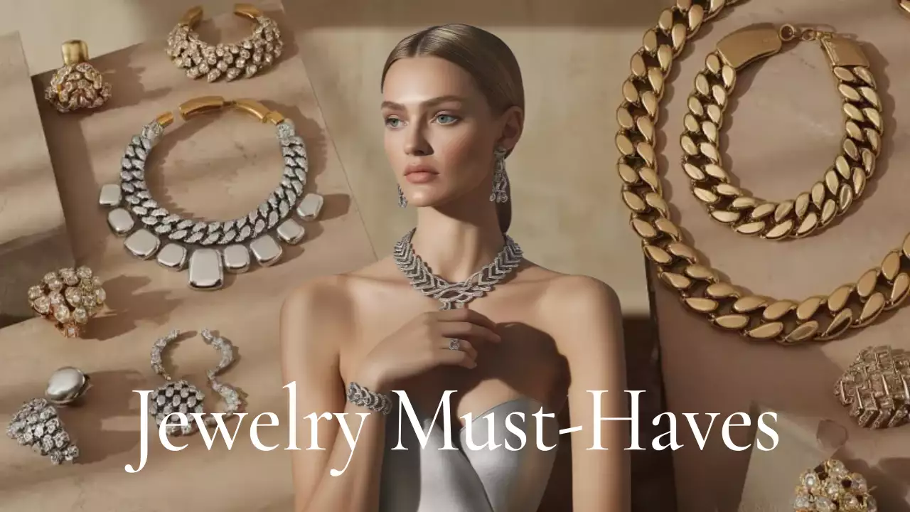 Gold Elegant Jewelry Promotion YouTube Thumbnail